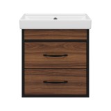 Тумба для комплекта Misty Кедр 50 подвесная с 2 ящиками — 