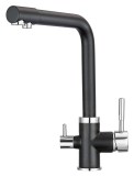 Смеситель для кухни Granula GR-2015 шварц — 