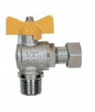 Угловой шаровый кран ITAP 062 с накидной гайкой для газа (бабочка) — Угловой шаровой кран ITAP для газа (бабочка) 