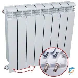 Биметаллический радиатор RADENA VC с нижним подключением CS 500 4 секции  (VC 500 4)