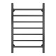 Полотенцесушитель водяной AZARIO ANCONA 500/800 квадрат, 7 секций, нижнее/диагональное подключение, 1/2", графит (AZ83916G)  (AZ83916G)