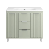 Тумба с раковиной Brevita 100 Risacca Pistachio — 