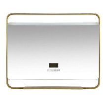 Зеркало с подсветкой Azario Дарья 1000х800х50 АZ-LED013825, золотой матовый &mdash; 