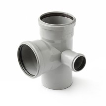 Крестовина канализационная Ф110/110/110/50/ 90* правая (Политек) — Крестовина канализационная Ф110/100/100/50/ 90* правая (Политек)