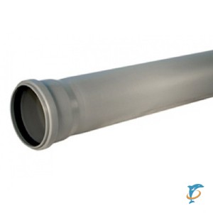 Труба канализационная Ф50-2,00м (Политек) 1,8мм  (0502000т)