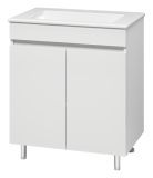 Тумба для комплекта Misty Енисей 70 белая прямая — 