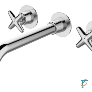 Смеситель Iddis Acros ACRSB00i65 для раковины, настенный, хром  (ACRSB00i65)