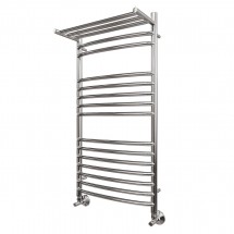 Полотенцесушитель водяной Point PN05150SP П14 500x1000 с полкой, хром — 