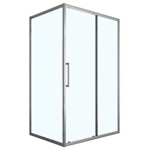 Душевое ограждение Loranto 120x80x190, профиль серый матовый (CS-AB02GG-128) &mdash; 