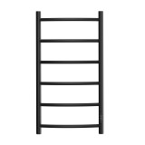 Полотенцесушитель электрический Point Афина PN04848B П6 400x800 диммер справа, черный &mdash; 