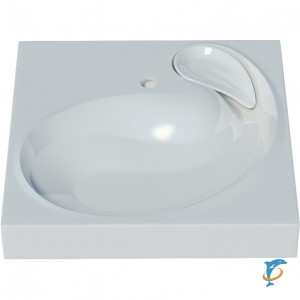 Раковина Stella Polar Бьянка 60x60 для установки над стиральной машиной, цвет белый (SP-00000797)