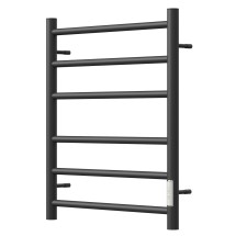 Полотенцесушитель электрический Point Аврора PN10846B П6 400x600 диммер справа, чёрный — 