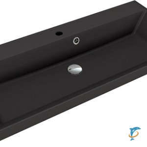 Мебельная раковина Style Line ASTI 1000x450 кварц, антрацит  (СС-00002477)