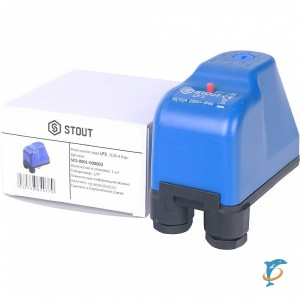 STOUT Реле сухого хода LP/3, 0-4 бар, 1/4"  (SCS-0001-000003)