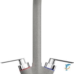 Смеситель для кухонной мойки Ulgran U-011 серый  (U-011-310)