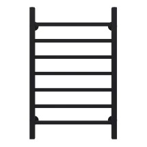 Полотенцесушитель водяной AZARIO ANCONA 500/800 квадрат, 7 секций, нижнее/диагональное подключение, 1/2&quot;, черный (AZ83915B) — Рабочее давление 3-25 атм.; Температура теплоносителя 115°C max ; Сталь AISI304; Сварка TIG по стандарту EN 10217-7 на всю толщину металла; Гарантия:	36 месяцев;
