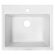 Кухонная мойка AZARIO Litos 570x505x200 искусственный мрамор, цвет Хлопок (CS00079702)  (CS00079702)