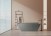 Ванна из искусственного камня AltroBagno Francesca 090104 Cement Grey