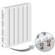 Биметаллический радиатор RIFAR VENTIL 500 SVR 10 секций нижнее правое подключение (белый RAL 9016)  (RIFAR SVR 500-10)