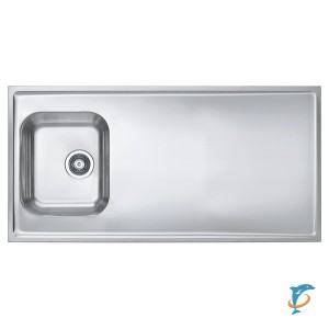 Мойка кухонная Alveus Classic Pro 90 SAT 1200х600х190 нержавеющая сталь, с сифоном  (1130473)