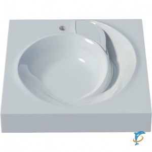 Раковина Stella Polar Киото 60x60 для установки над стиральной машиной, цвет белый  (SP-00000796)