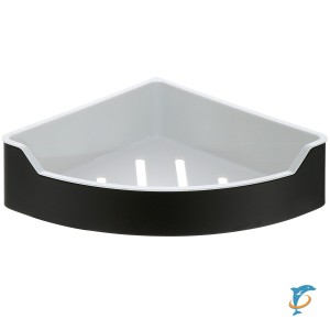 Полка угловая Rush Edge ED77153B black, чёрная  (ED77153B)