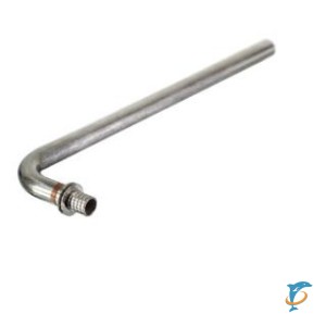 Г-образная d16, L=25см TIM для подключения радиатора (нерж.)  (H-L1602-25)