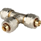 Stout Тройник равнопроходный 16х16х16 для металлопластиковых труб винтовой — 