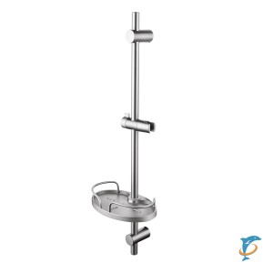 Стойка для душа Lemark LM3775GM с полочкой  (LM3775GM)