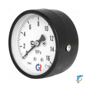 Манометр РОСМА с задним подключением 1/4", 0-6 бар TM-310T.0206 (TM-310T.0206)