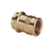 Переходник под пресс на внутреннюю резьбу Viega d54x2'' бронза, модель 2212  — 