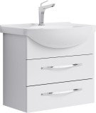 Тумба с раковиной Aqwella Allegro 65 подвесная, 3 ящика — 
