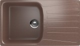 Односекционная реверсивная мойка ULGRAN U-203 терракот — 
