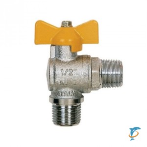 Угловой шаровый кран 1/2 ITAP 060 для газа (бабочка) (26077b)