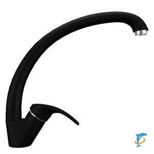 Смеситель для кухонной мойки Ulgran Quartz UQ-007 уголь  (UQ-007-07)