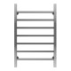 Полотенцесушитель водяной AZARIO ANCONA 500/800 квадрат, 7 секций, нижнее/диагональное подключение, 1/2", хром (AZ75558)  (AZ75558)