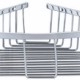 Полка настенная угловая KAISER 202*202*80 KH-5020 хром  (KH-5020)