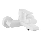 Смеситель для ванны AZARIO DELANO короткий излив, белый (AZ-158405126) — 