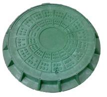 Полимерпесчаный люк тип &quot;ЛД&quot; дачный LPZ620 нагрузка до 1,5 т — 