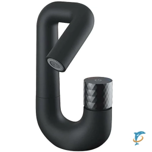 Смеситель для раковины Iddis Twist TWIBLBTi01, черный матовый  (TWIBLBTi01)