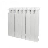 Биметаллический радиатор Sira Gladiator 350 12 секций — Теплоотдача: 185 Вт, Количество секций: 1, Межосевое расстояние: 500 мм, Рабочее давление: 37 бар, Высота: 573 мм, Длина: 80 мм, Глубина: 80 мм, Вес: 1.6 кг