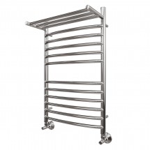 Полотенцесушитель водяной Point PN05158SP П11 500x800 с полкой, хром — 