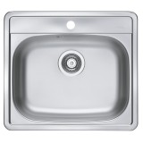 Мойка кухонная Alveus More 10 NAT 560х500х166 нержавеющая сталь, с сифоном — 