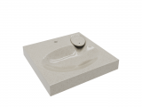 Раковина Stella Polar Миро 60x60 для установки над стиральной машиной, цвет бежевый — 