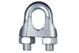 Тросовый зажим из нержавеющей стали для троса 4 мм —  Для каждой проушины необходимо 4 шт.