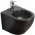 Сет AZARIO Инсталляция для Биде + подвесное биде Azario Grado чёрный матовый (AZ-8040-1001/F-0053-0025+AZ-0046-BN SP)