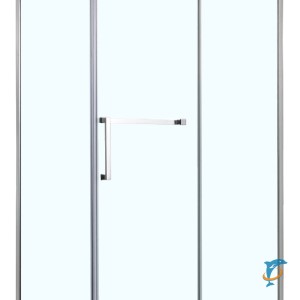 Душевое ограждение Azario VANCOUVER 1000х1200х2000 R, без поддона, прозрачное стекло 8 мм, цвет профиля серебро (AZ-NKF1131R 1000)  (AZ-NKF1131R 1000)