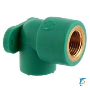 Полипропиленовый угольник настенный Baenninger с внутренней резьбой 20 мм х Rp 1/2'' PP-R G8472g  (5R31064311)