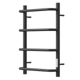 Полотенцесушитель электрический Point Ника PN08846B П4 400x600 диммер справа, чёрный &mdash; 