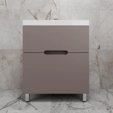 Тумба для комплекта напольная Style Line Матис 70, тауп темный эмаль — 